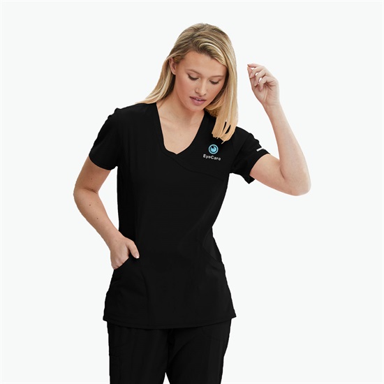 Skechers Three Pocket Crossover V-Neck Reliance Scrub Top - Women's