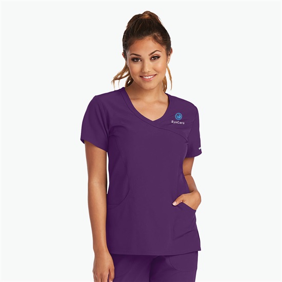 Skechers Three Pocket Crossover V-Neck Reliance Scrub Top - Women's