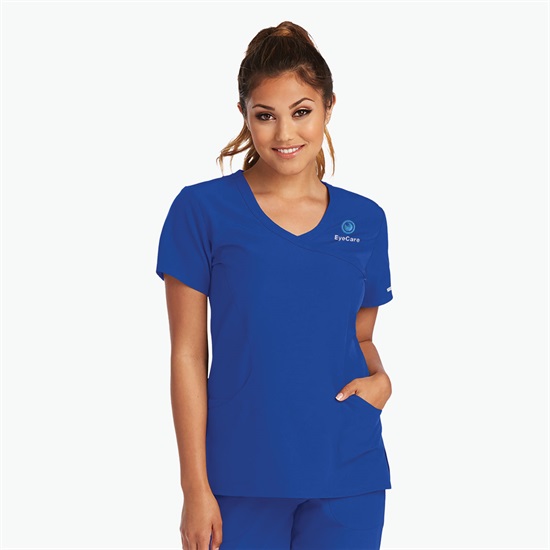 Skechers Three Pocket Crossover V-Neck Reliance Scrub Top - Women's