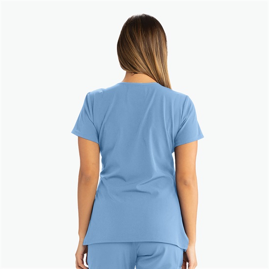 Skechers Three Pocket Crossover V-Neck Reliance Scrub Top - Women's