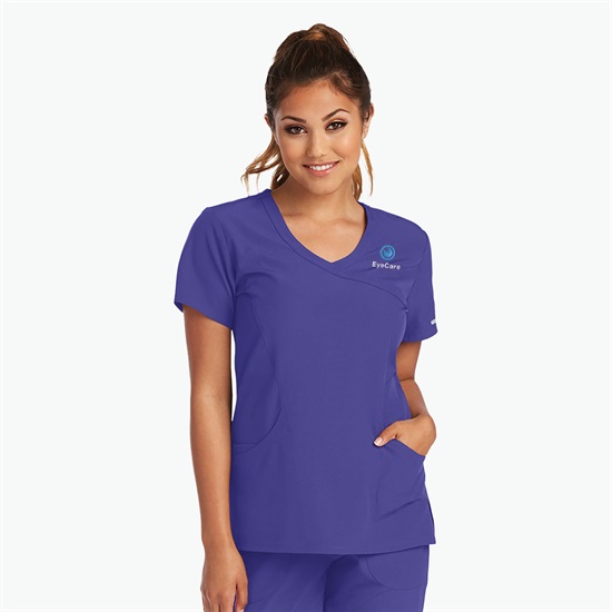 Skechers Three Pocket Crossover V-Neck Reliance Scrub Top - Women's