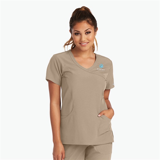 Skechers Three Pocket Crossover V-Neck Reliance Scrub Top - Women's