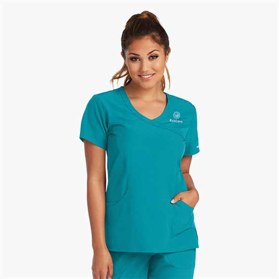 Skechers Three Pocket Crossover V-Neck Reliance Scrub Top - Women's