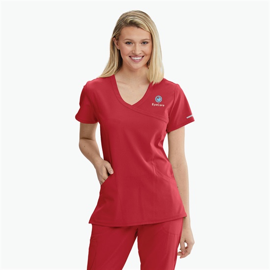 Skechers Three Pocket Crossover V-Neck Reliance Scrub Top - Women's