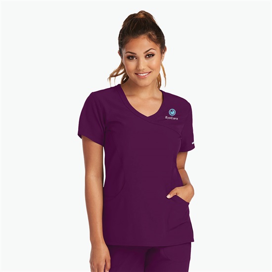 Skechers Three Pocket Crossover V-Neck Reliance Scrub Top - Women's