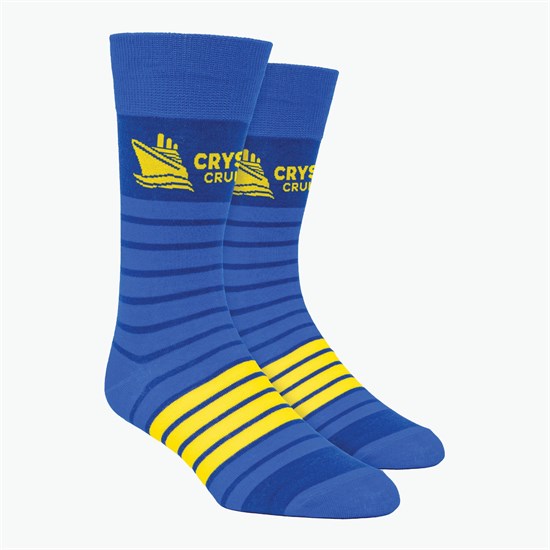 Two Color Stripes Pattern Woven Knit Dress Socks