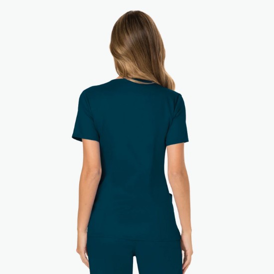 Cherokee® Workwear Revolution Mock Wrap Scrub Top - Women's