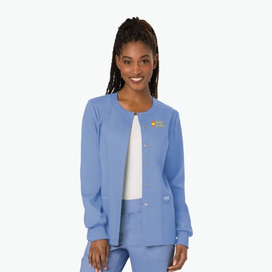 Cherokee® Workwear Revolution Snap Front Scrub Jacket - Women's