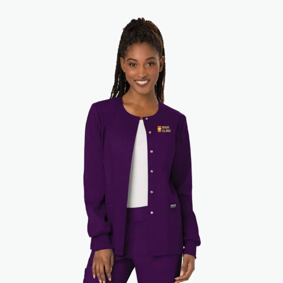 Cherokee® Workwear Revolution Snap Front Scrub Jacket - Women's