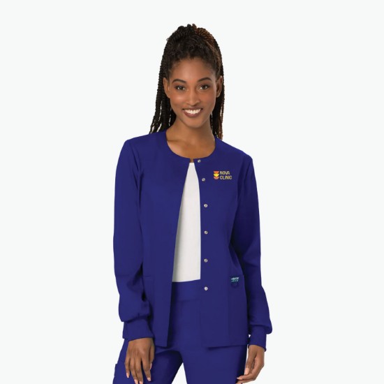 Cherokee® Workwear Revolution Snap Front Scrub Jacket - Women's