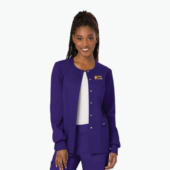 Cherokee® Workwear Revolution Snap Front Scrub Jacket - Women's