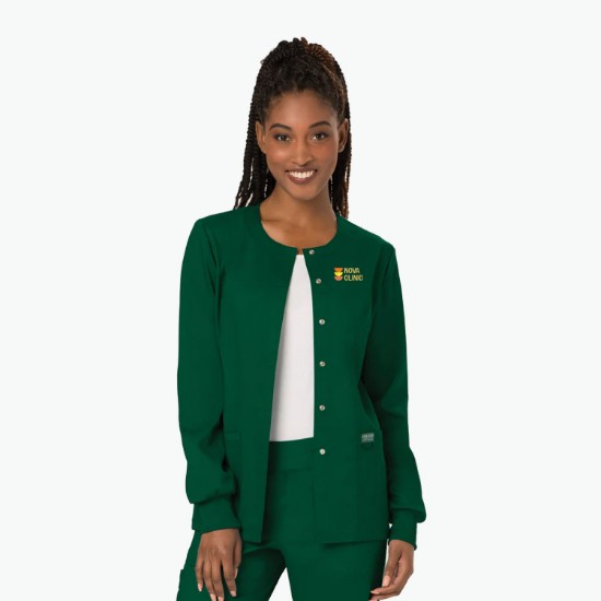 Cherokee® Workwear Revolution Snap Front Scrub Jacket - Women's