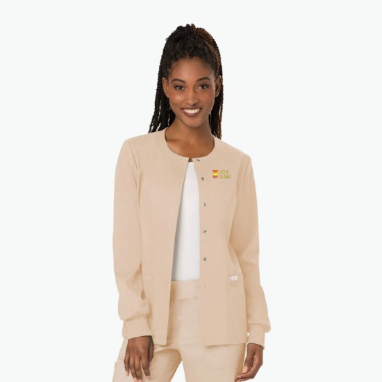 Cherokee® Workwear Revolution Snap Front Scrub Jacket - Women's