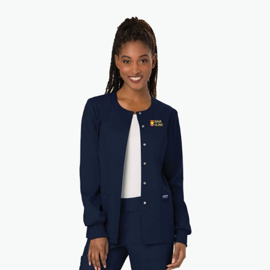 Cherokee® Workwear Revolution Snap Front Scrub Jacket - Women's