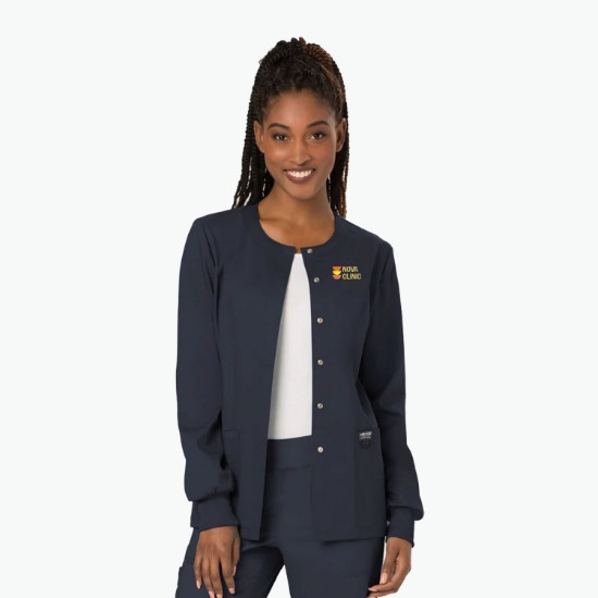 Cherokee® Workwear Revolution Snap Front Scrub Jacket - Women's
