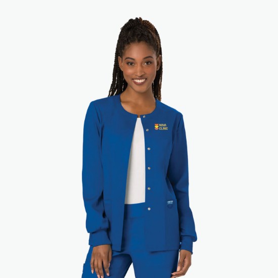Cherokee® Workwear Revolution Snap Front Scrub Jacket - Women's