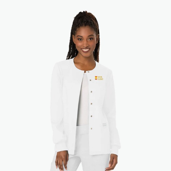 Cherokee® Workwear Revolution Snap Front Scrub Jacket - Women's
