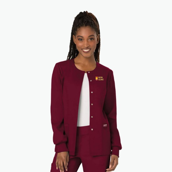 Cherokee® Workwear Revolution Snap Front Scrub Jacket - Women's