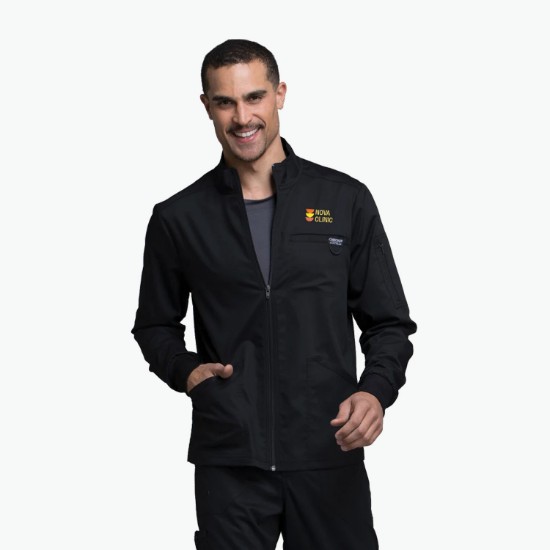 Cherokee® Workwear Revolution Zip Front Scrub Jacket - Men's