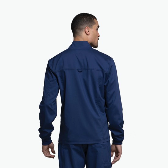 Cherokee® Workwear Revolution Zip Front Scrub Jacket - Men's