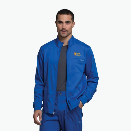 Cherokee® Workwear Revolution Zip Front Scrub Jacket - Men's