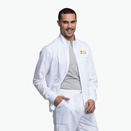 Cherokee® Workwear Revolution Zip Front Scrub Jacket - Men's