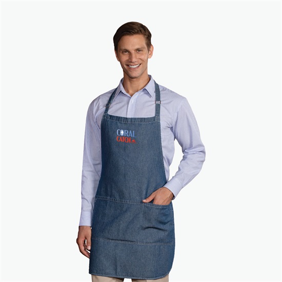 Blue Generation Cotton Denim Bib Apron