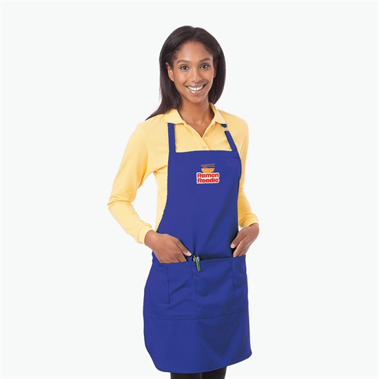 Blue Generation Scotchgard Twill Bib Apron