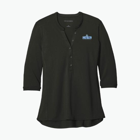 Port Authority UV Choice Pique Henley - Women's