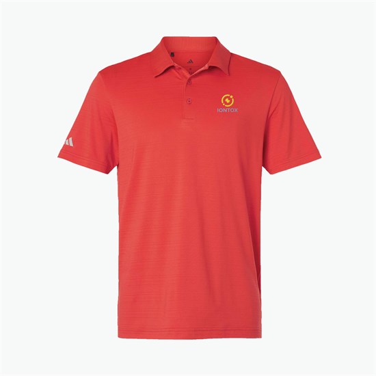 Adidas Textured Stripe Polo - Men's