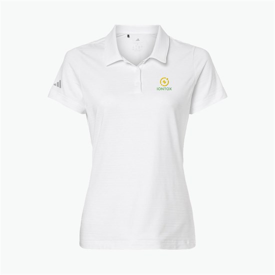 Adidas Textured Stripe Polo - Women's