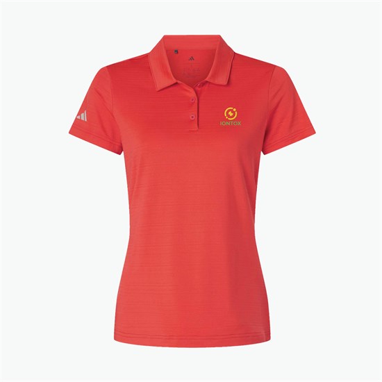 Adidas Textured Stripe Polo - Women's