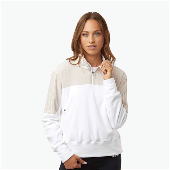 Adidas Fleece 1/4-Zip Pullover - Women's