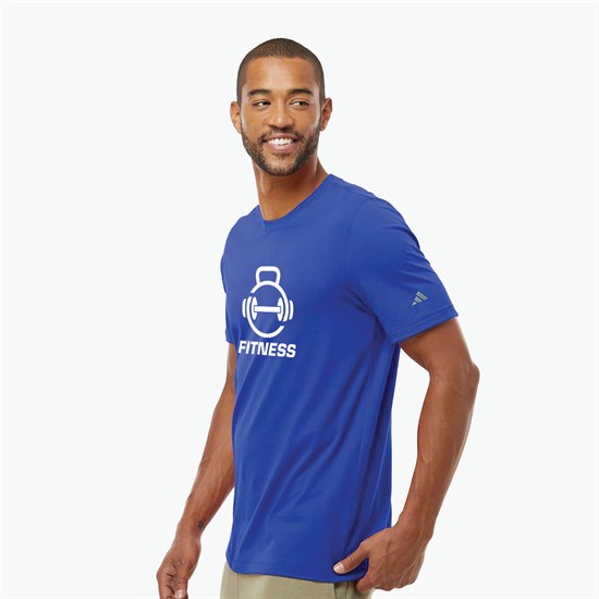 Adidas Cotton Blend T-Shirt - Men's - Silkscreened
