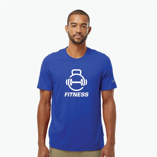 Adidas Cotton Blend T-Shirt - Men's - Silkscreened