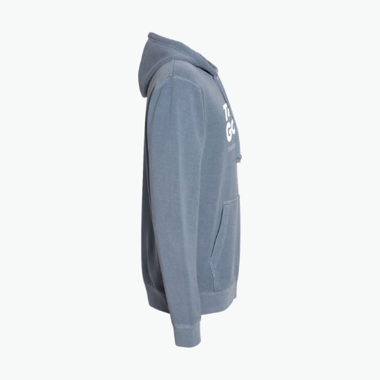 Independent Trading Pigment Dyed Hooded Sweatshirt - Silkscreened