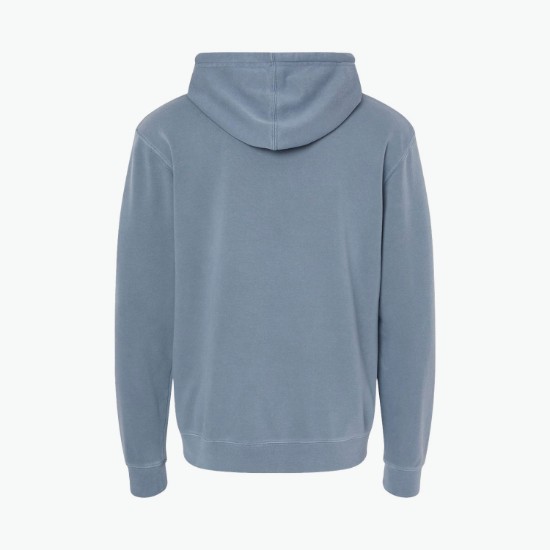 Independent Trading Pigment Dyed Hooded Sweatshirt - Silkscreened