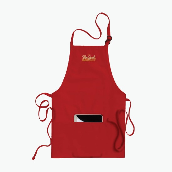 Cotton Blend 3-Pocket Bib Apron