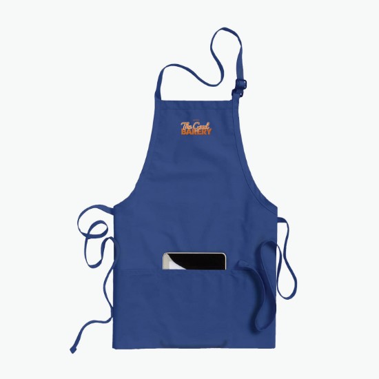 Cotton Blend 3-Pocket Bib Apron