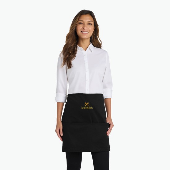 Easy Care Stain Release Half Bistro Apron