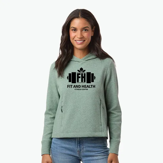 Spirit Textured Hooded Pullover - Women's - Silkscreened