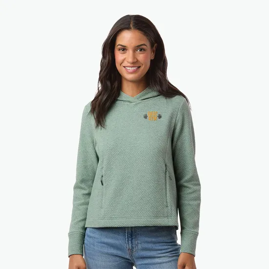 Spirit Textured Hooded Pullover - Women's