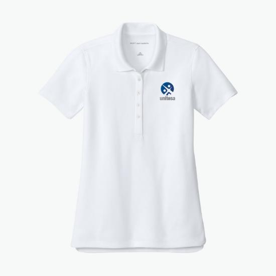 Port Authority Dry Zone Stain-Release Grid Polo - Women's