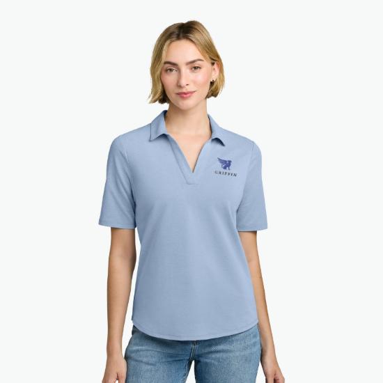 Brooks Brothers Pinpoint Pique Polo - Women's