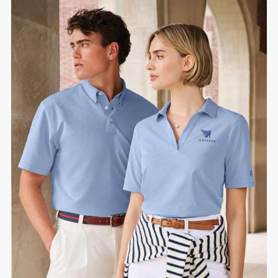 Brooks Brothers Pinpoint Pique Polo - Women's
