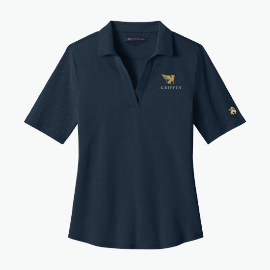 Brooks Brothers Pinpoint Pique Polo - Women's