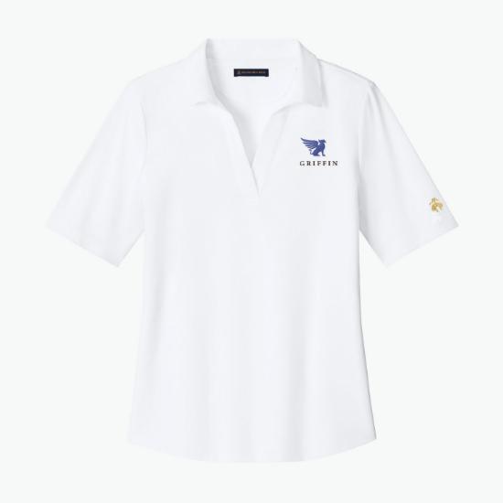 Brooks Brothers Pinpoint Pique Polo - Women's