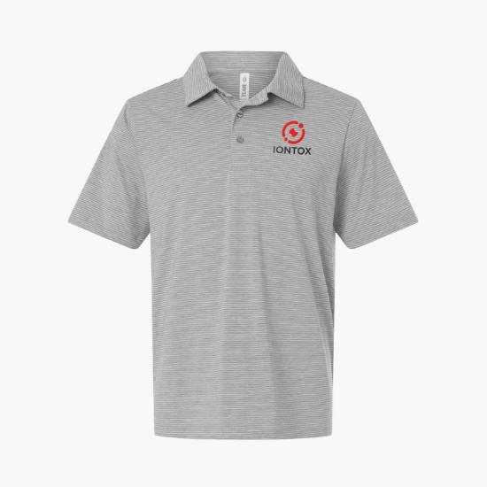 Relay Heathered Stripe Polo - Men's