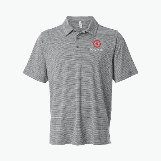 Relay Heathered Stripe Polo - Men's