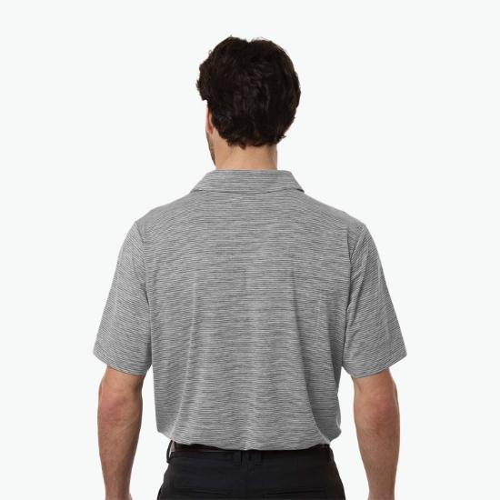 Relay Heathered Stripe Polo - Men's